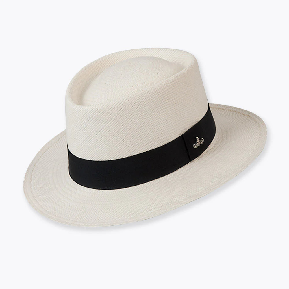 Panama Hatters Cappello Havana - Blue Navy - Extra Fino